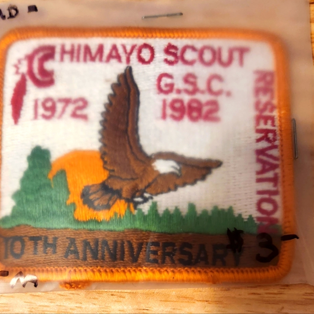 HIMAYO SCOUT RESERVATION 10TH ANNIVERSARY PATCH